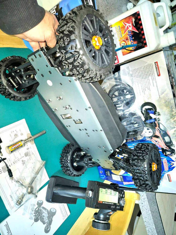 *각종교신가능*니트로엔진1/8RC카VRX-2(튜닝UP버전*새제품)알씨카4WD버기풀박스셋~바람에언덕에서 이미지