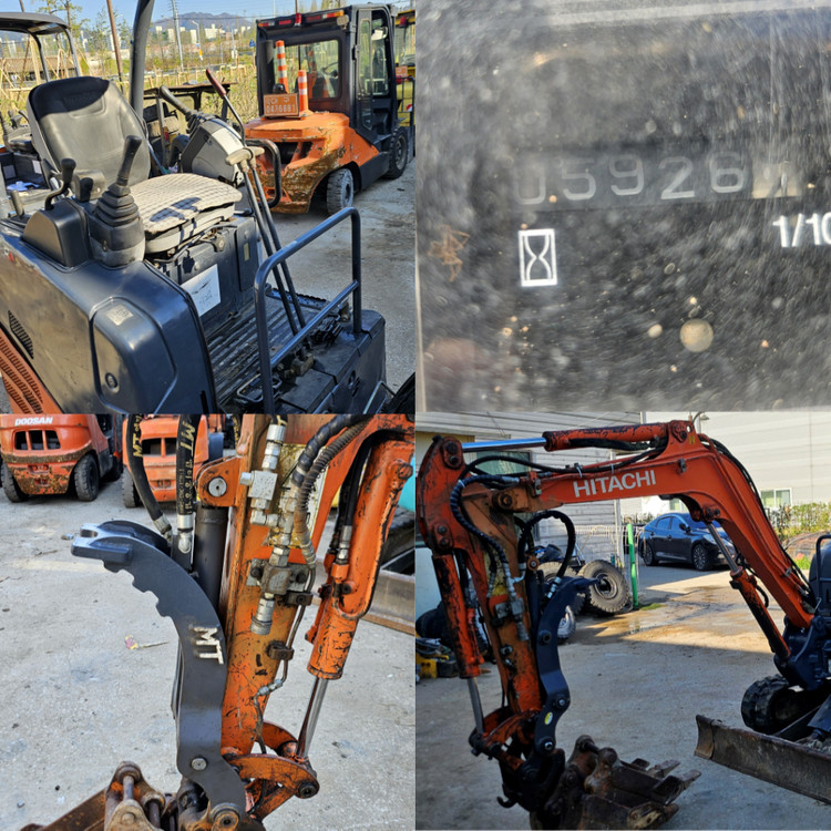 농장용 강력추천 히타치 ZX17 코집 장착 귀농 미니굴삭기 이미지