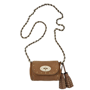 정품 멀버리 헤비 스웨이드 미니 체인 크로스백 이미지