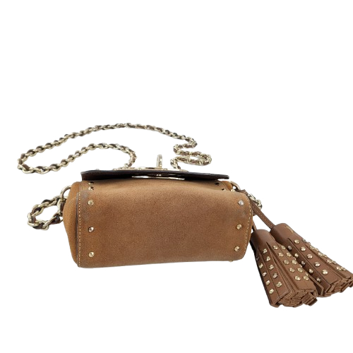 정품 멀버리 헤비 스웨이드 미니 체인 크로스백 이미지