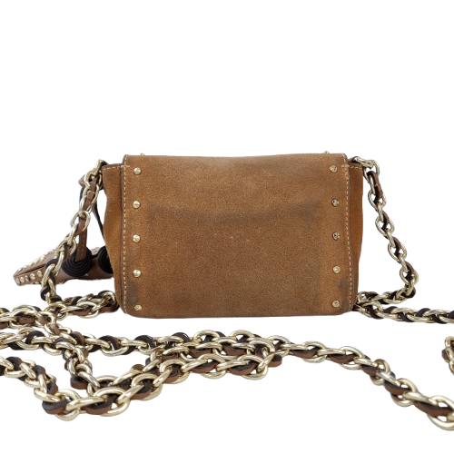 정품 멀버리 헤비 스웨이드 미니 체인 크로스백 이미지