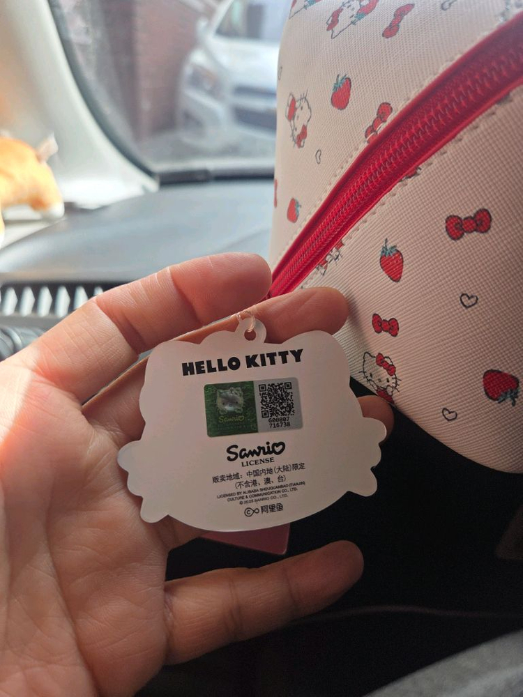 휘귀,산리오 헬로키티 메이크업 가방,화장품 가방,휘귀 파우치 이미지