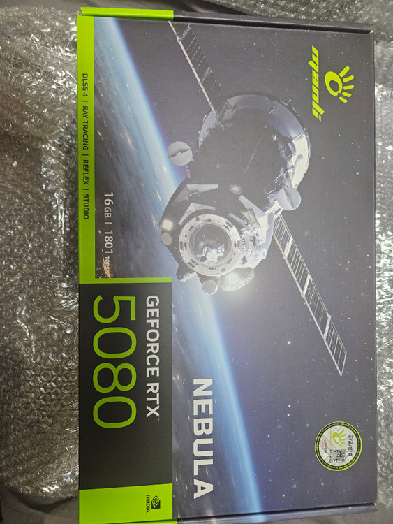 만리 RTX 5080 NEBULA 그래픽카드 미개봉 이미지