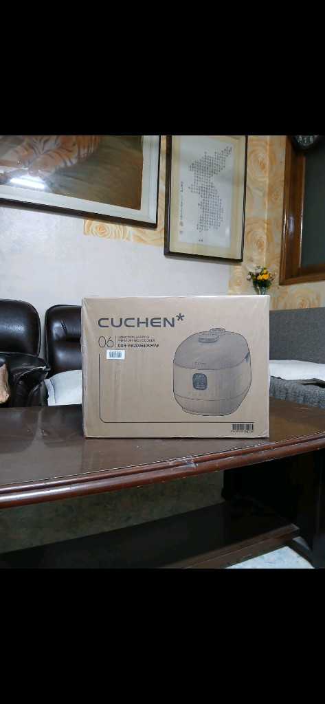 미사용 새상품 쿠첸 듀얼프레셔=고압+무압 IH 압력밥솥6인용 음성 이미지