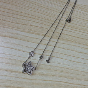 (새상품) 그라프 더블 플라워 목걸이 이미지