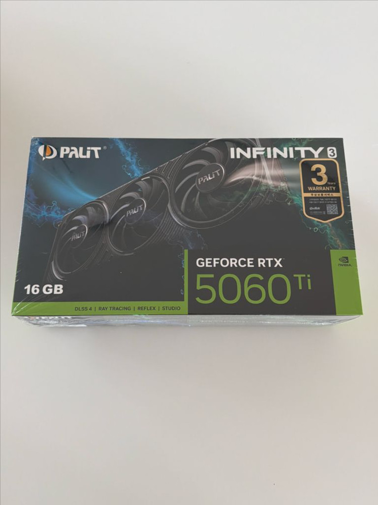 PALIT 지포스 RTX 5060 Ti 16GB 이엠텍 (미개봉) 이미지