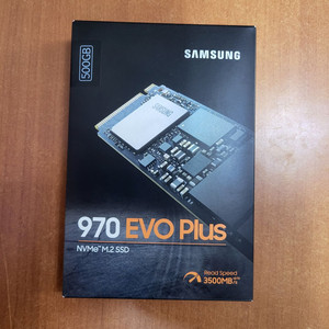 삼성 970 EVO PLUS M.2 NVMe SSD 500GB 이미지