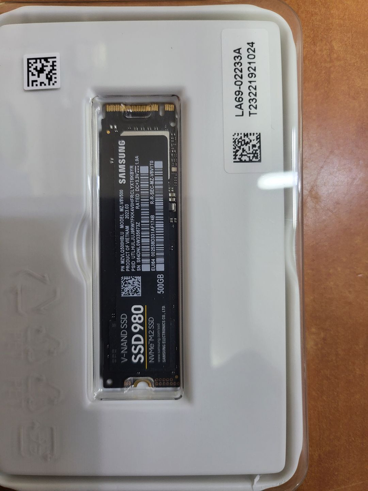 삼성 980 M.2 NVMe SSD 500GB 이미지