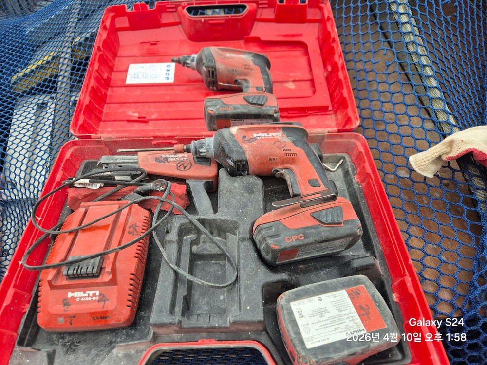 충전식 전동공구 세트 이미지
