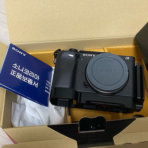 소니 A6400 단품 박스 (3,000컷) + 스몰리그 케이지, 가이드, 손잡이 이미지