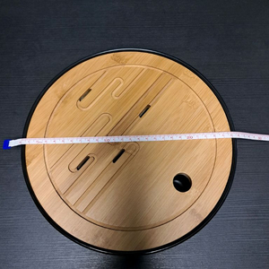 다기트레이 대나무차판 새상품 이미지