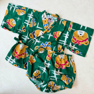 미키하우스 유카타 초록 90사이즈 이미지