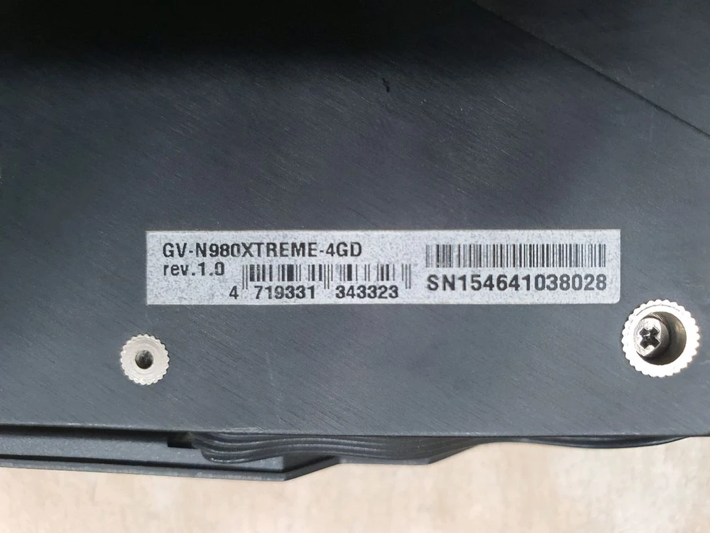 기가바이트 지포스 GTX 980 4G 그래픽카드 이미지