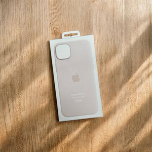 아이폰 14 플러스 정품 실리콘 케이스 (핑크) 이미지