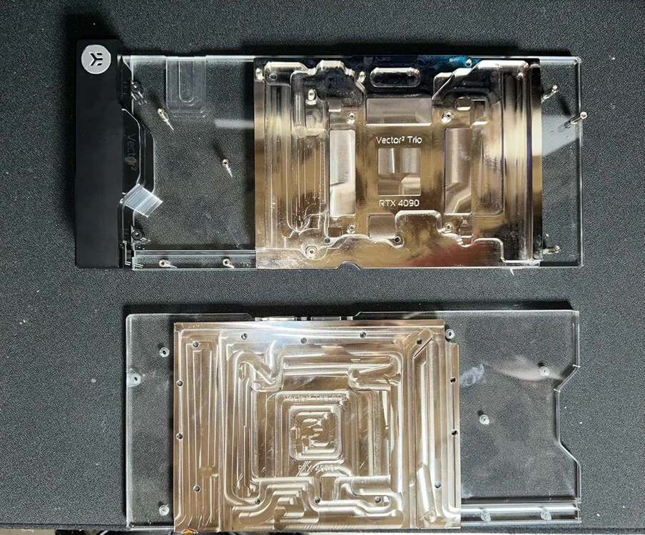 EK Quantum Vector Trio RTX 4090 워터블럭 이미지