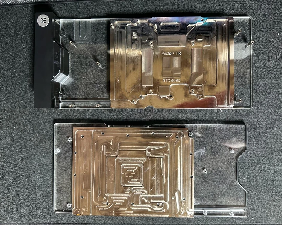 EK Quantum Vector Trio RTX 4090 워터블럭 이미지