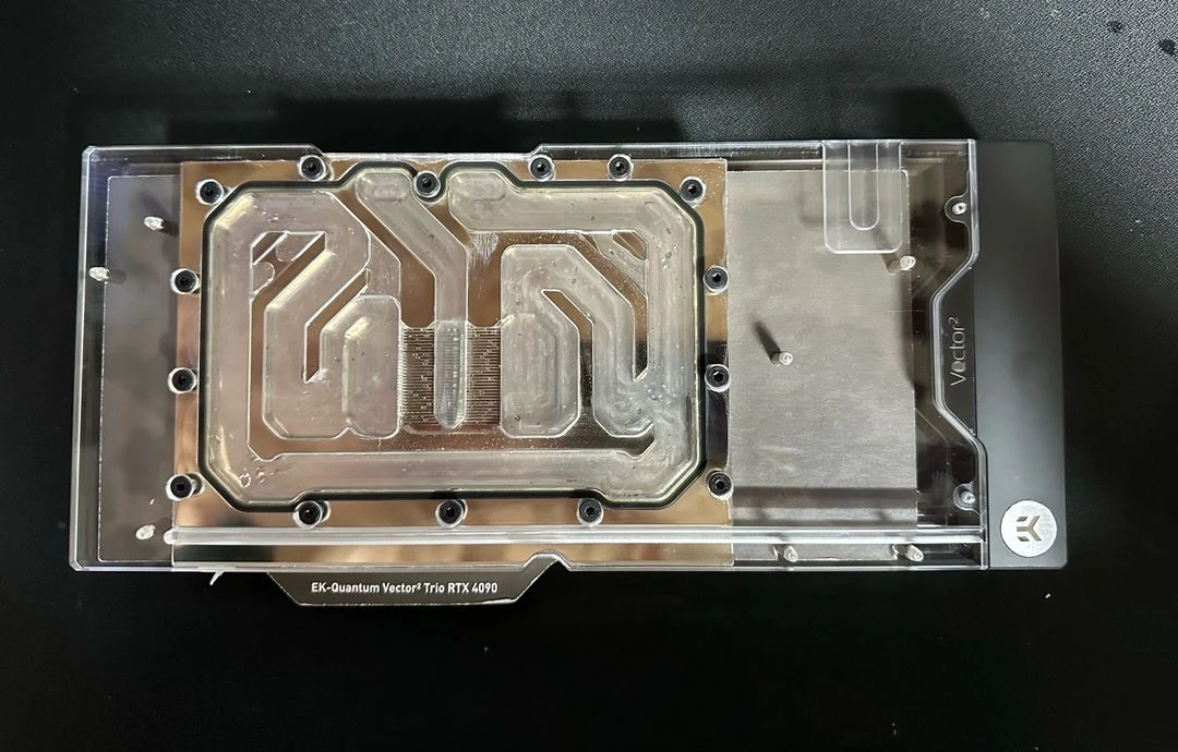 EK Quantum Vector Trio RTX 4090 워터블럭 이미지