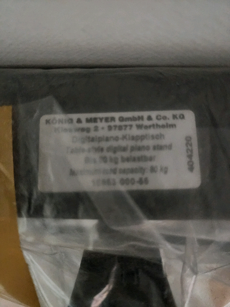 [미개봉] K&M 18953 키보드 건반 스탠드 이미지