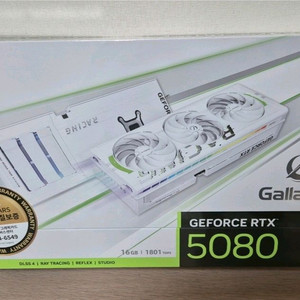미개봉) 만리 RTX 5080 화이트 가야르도 갈라도 새제품 (무상AS 3년) 이미지