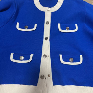 산드로 플랫 포켓 투톤 가디건 이미지