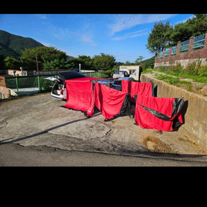 팰리세이드 코토 일체형루프박스+어닝(룸)텐트 일체형 어닝.브라켓 판매합니다 이미지