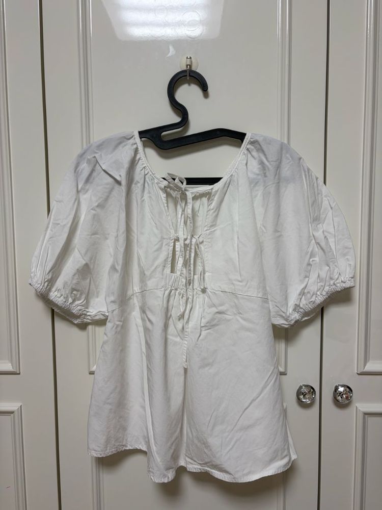 망고매니플리즈 셔링 블라우스 이미지