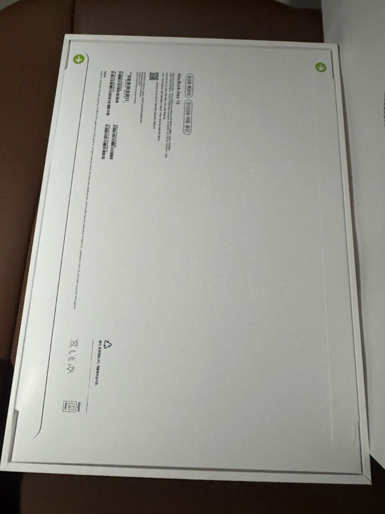 맥북 네오 인디고 512gb 미개봉 새상품 이미지