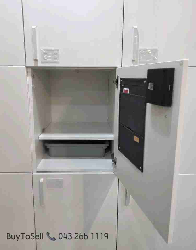 퍼시스 SWS 3단 3인용 번호키 사물함 대량판매 이미지