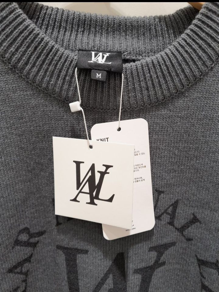 우알롱 니트 맨투맨 사이즈M 95 100새제품 이미지