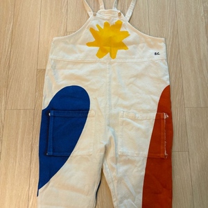 보보쇼즈 B.C 패턴 멜빵바지 이미지