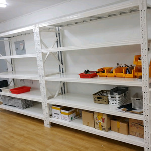 진열용 쇼핑몰랙 고릴라랙 창고랙 철제선반 무볼트 중량랙 철제앵글 이미지