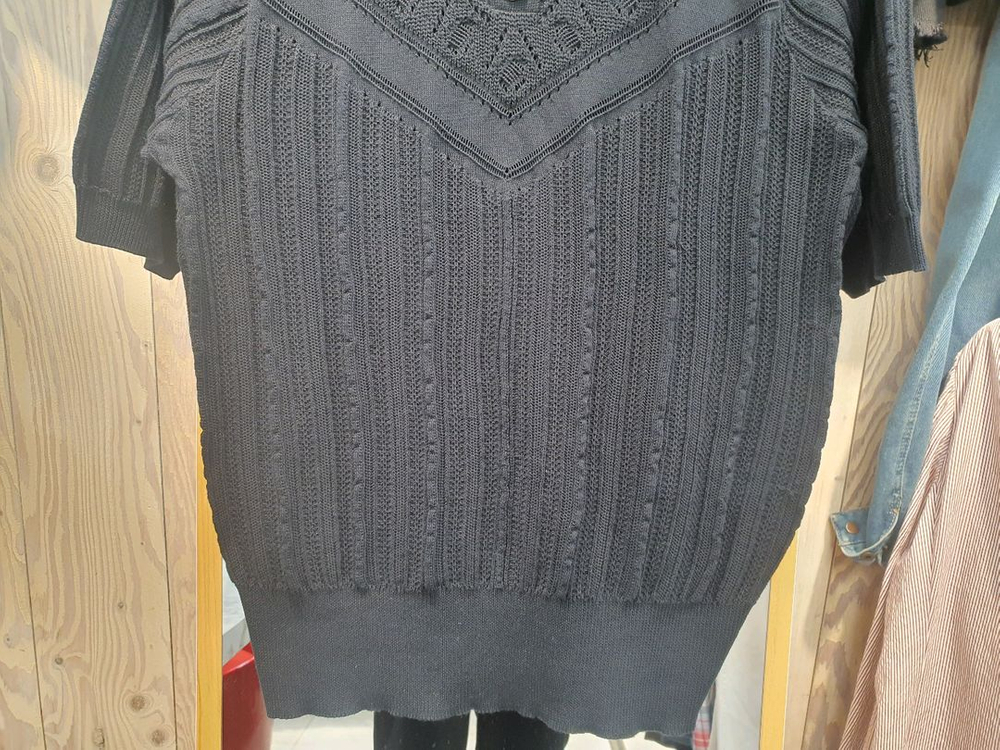 [23SS] 칼라거펠트 파리스 여성 포인텔 칼라 니트 (100/88) 이미지