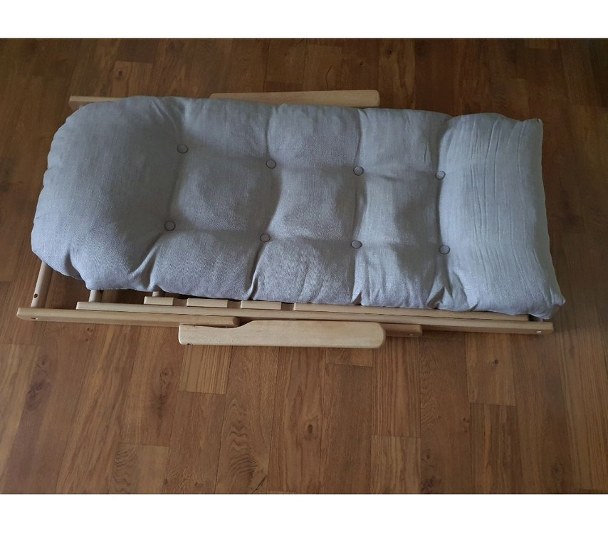 원목 한샘 접이식 다용도 안락의자 기울기조절 및 편함 저렴하게4만원 이미지