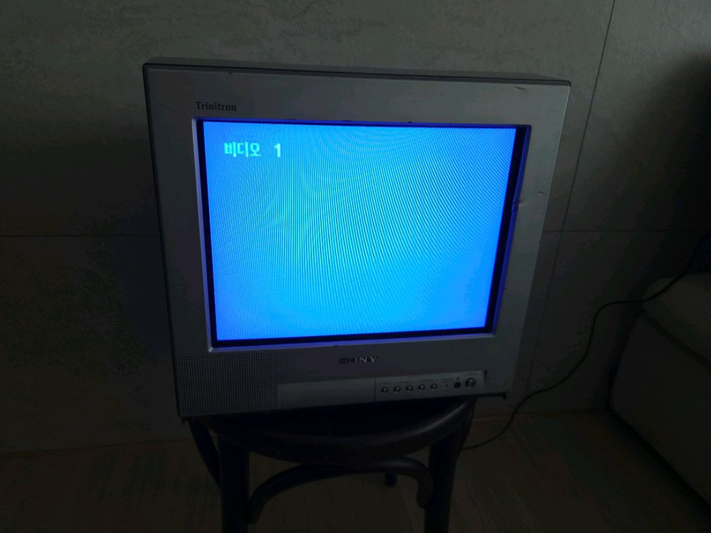 소니 트리니트론 브라운관 TV 14인치 작동정상 이미지
