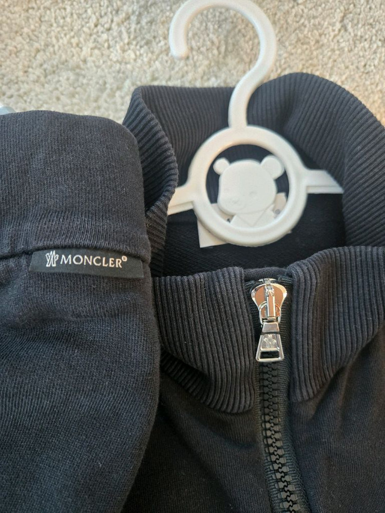 몽클레르 키즈 블랙 트레이닝 세트 사이즈12A 이미지