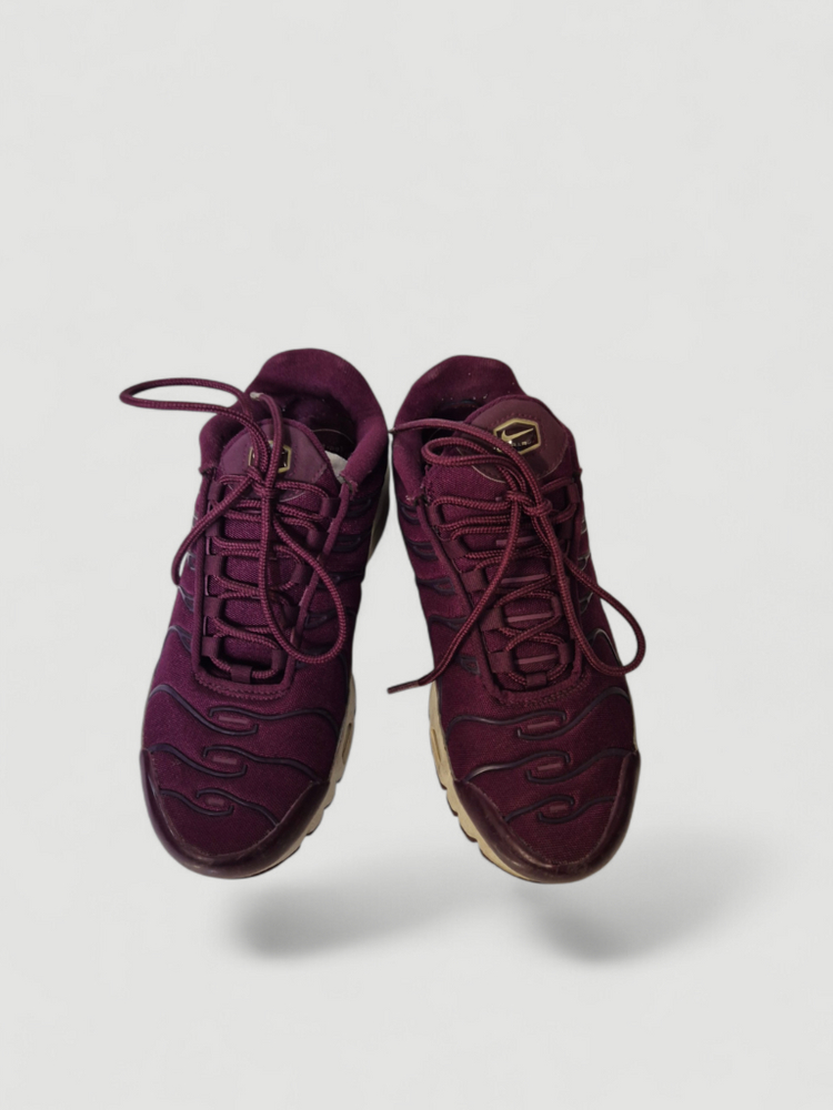 [240]나이키 에어맥스 플러스 버건디 여성 운동화 이미지