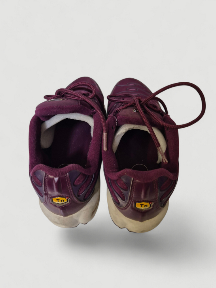 [240]나이키 에어맥스 플러스 버건디 여성 운동화 이미지