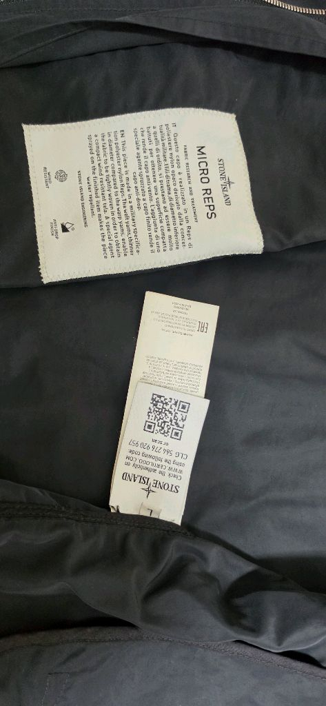 스톤아일랜드 마이크로랩스 후드 자켓 이미지