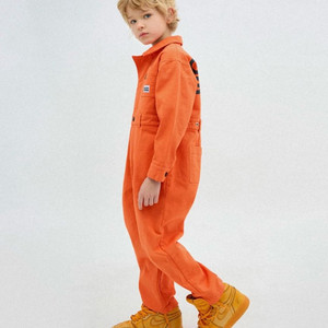 새상품 히로 glgk 베이직 로고 점프수트 오렌지 140 이미지