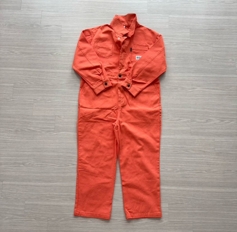 새상품 히로 glgk 베이직 로고 점프수트 오렌지 140 이미지