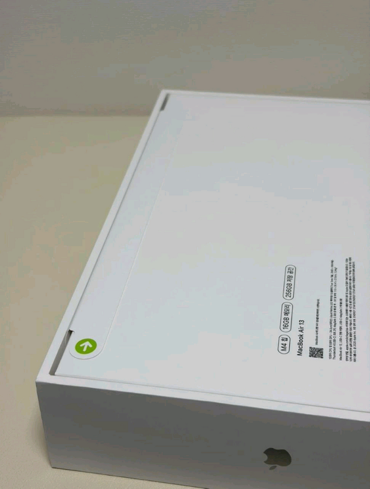 (미개봉)맥북에어13 m4 16GB 256GB 새상품 이미지
