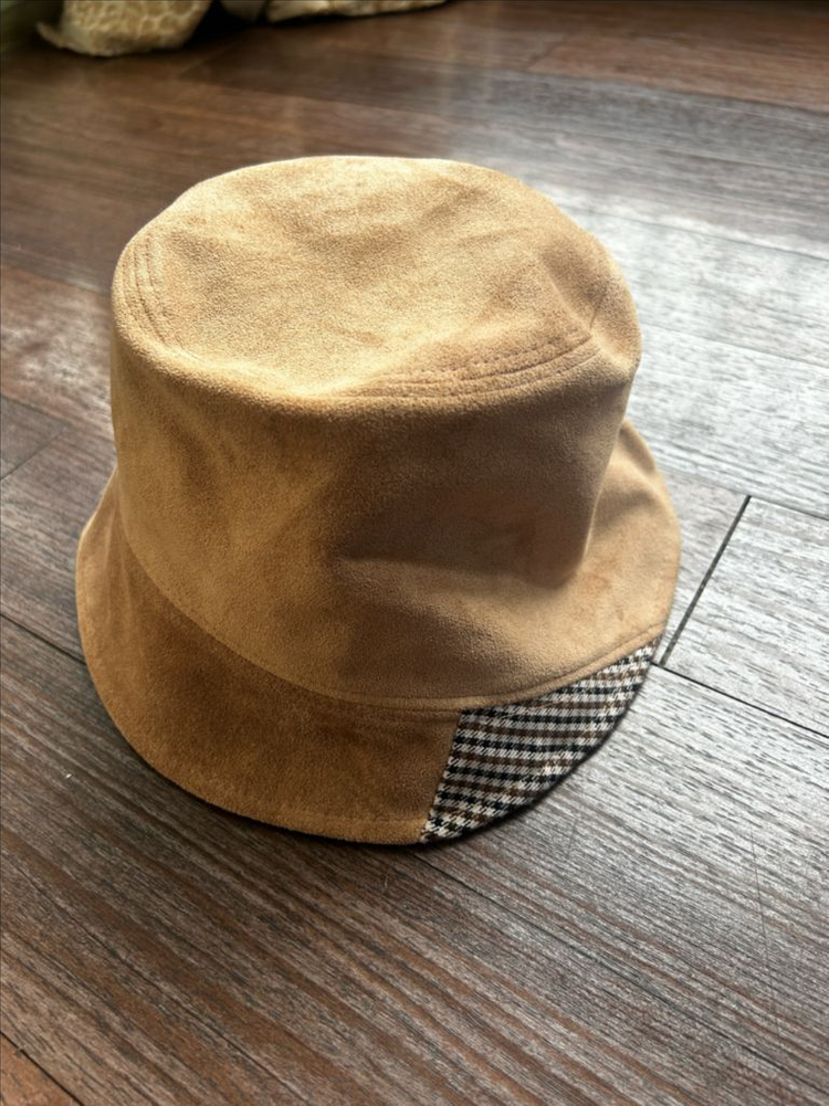 스웨이드 벙거지모자 이미지