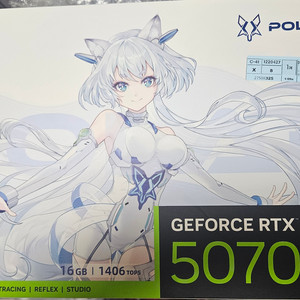 만리 RTX 5070ti 폴라폭스 그래픽카드 미개봉 이미지
