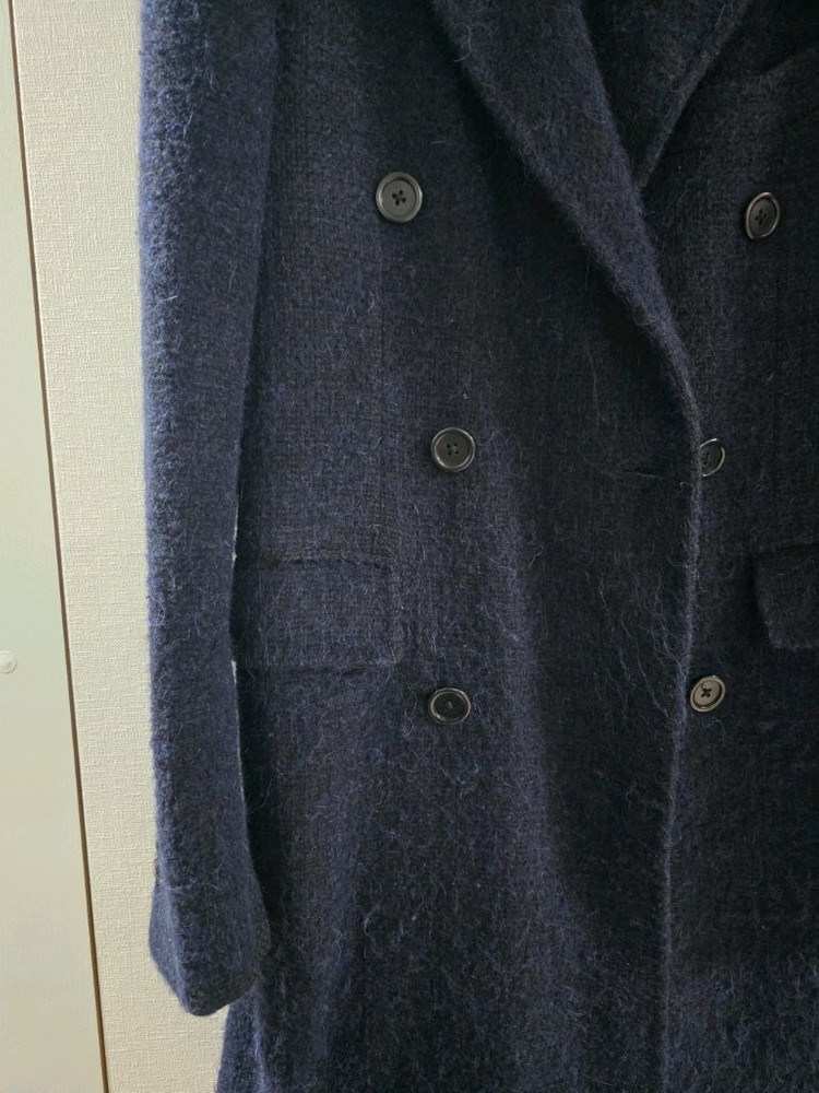 링자켓 브릴라 다크네이비 로로피아나 알파카 더블 코트 / (안드레아서울 라마르쉐 랜덤워크 맨온더분 수트서플라이) 이미지