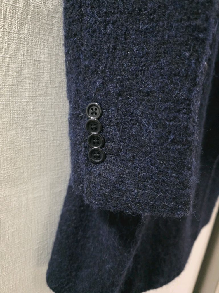 링자켓 브릴라 다크네이비 로로피아나 알파카 더블 코트 / (안드레아서울 라마르쉐 랜덤워크 맨온더분 수트서플라이) 이미지