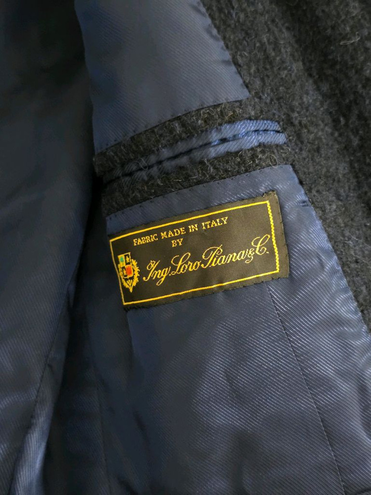 링자켓 브릴라 다크네이비 로로피아나 알파카 더블 코트 / (안드레아서울 라마르쉐 랜덤워크 맨온더분 수트서플라이) 이미지