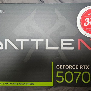 컬러풀 RTX 5070ti 토마호크 그래픽카드 미개봉 이미지