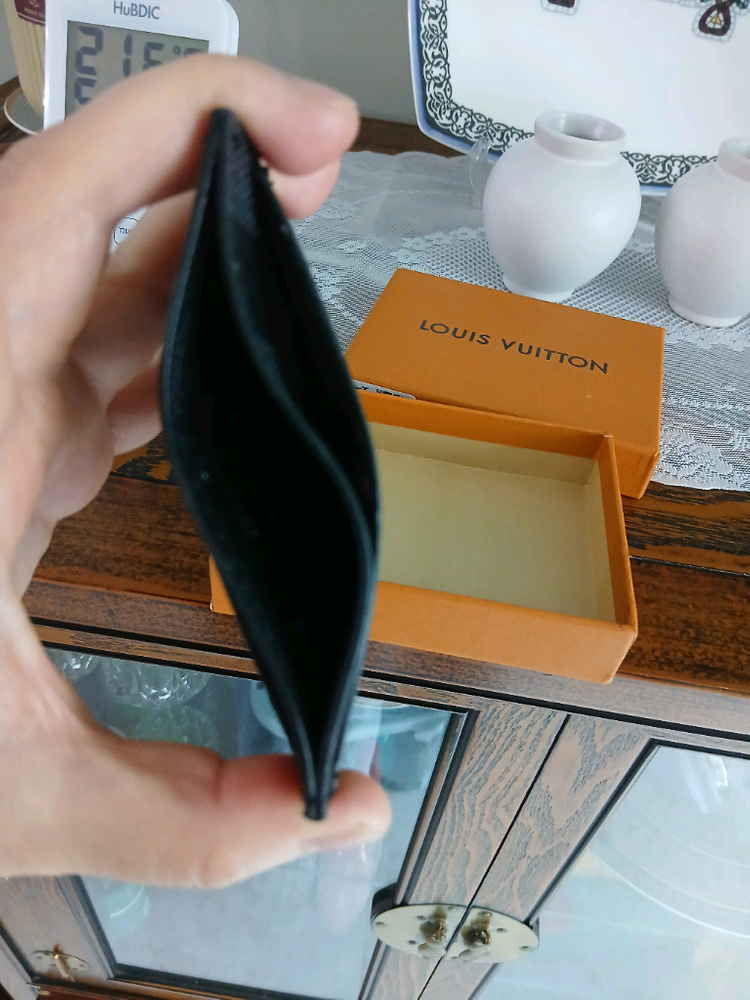 다미에 그라피트 카드지갑 이미지