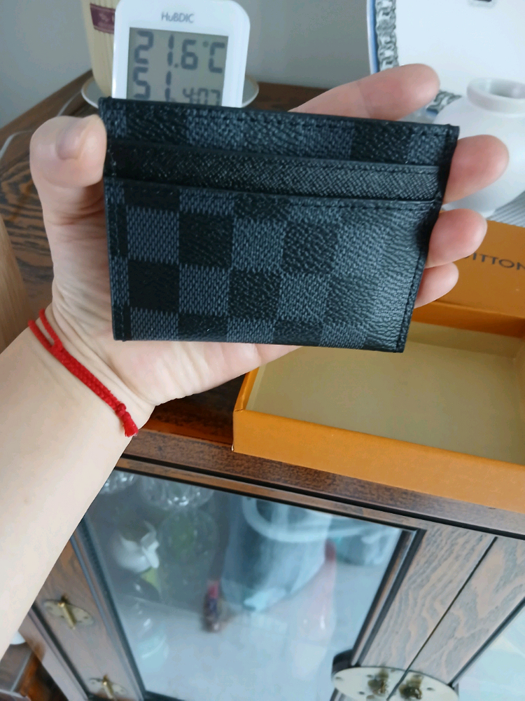 다미에 그라피트 카드지갑 이미지