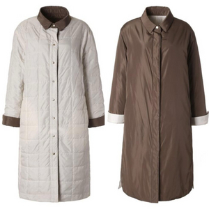 [조순희] 펠리체 조수니 양면 퀼팅 패딩 점퍼 (사이즈 66-77) 이미지